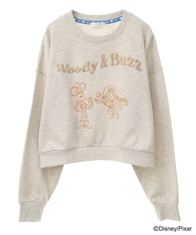 Green Parks トイストーリー／立体ロゴショートプルオーバー Oatmeal