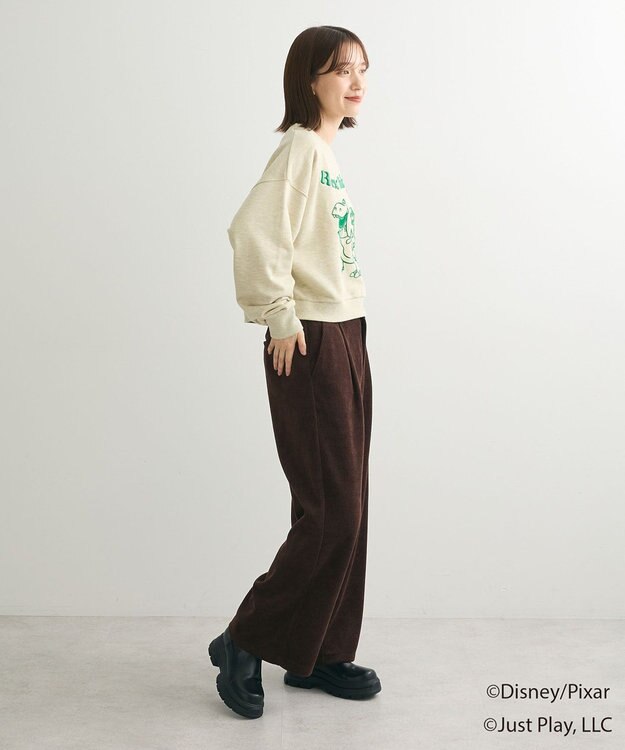 Green Parks トイストーリー／立体ロゴショートプルオーバー Cream