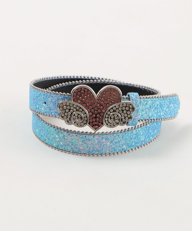 WEGO Lエンジェルバックルラメベルト