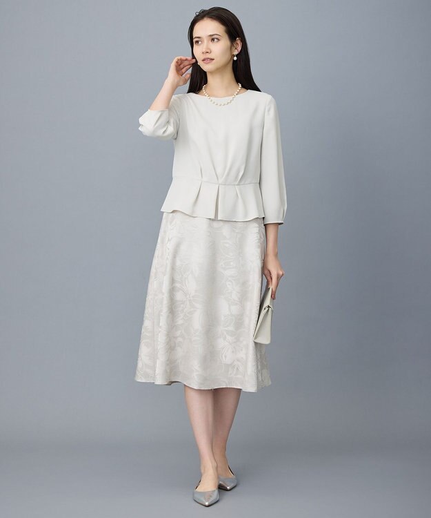 自由区 【SHIHOさん着用】フラップカーブミニクラッチ バッグ グレージュ