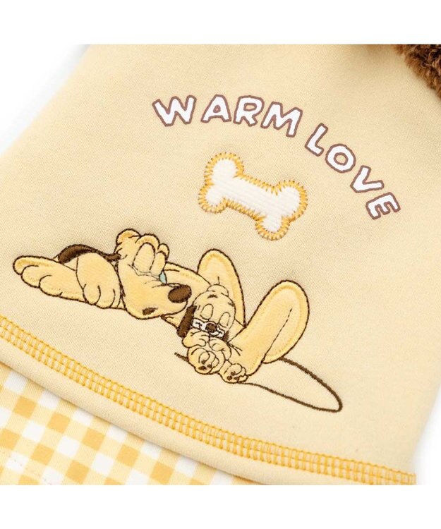 PET PARADISE ディズニー プルート 襟付き トレーナー 小型犬 ライトイエロー