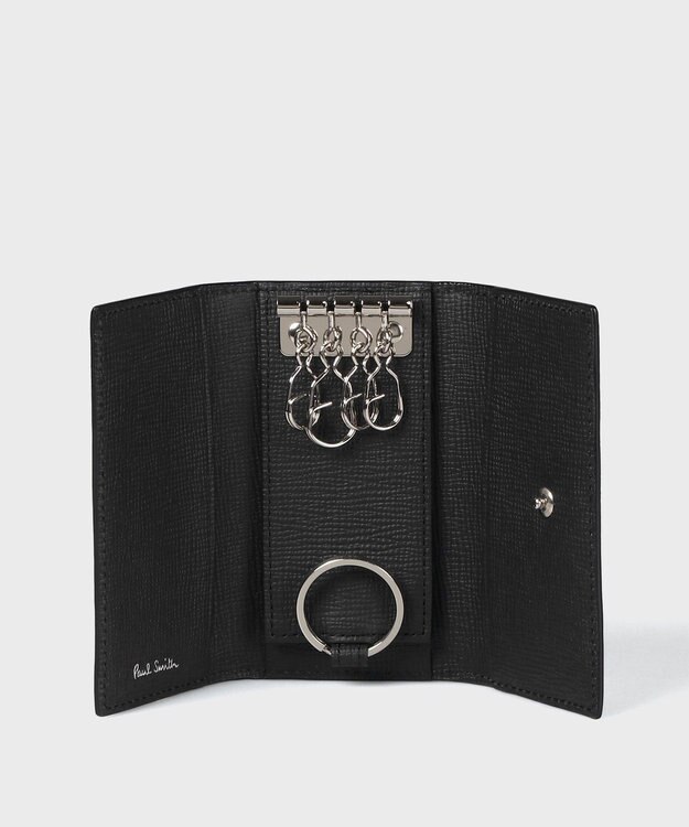 Paul Smith メタルクロップドロゴ キーケース ブラック