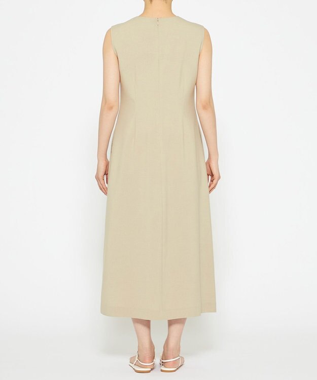 uncrave 【UVカット・接触冷感・洗濯機洗い可】ウォッシャブルドライサップ ワンピース（uncrave STANDARD) ベージュ