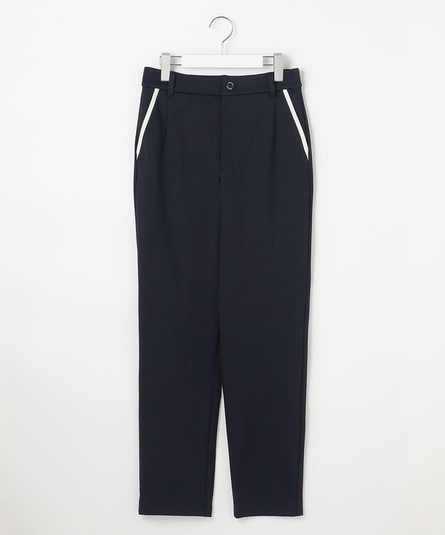 23区GOLF 【WOMEN】ハイゲージスムースパンツ ストレッチ ネイビー系