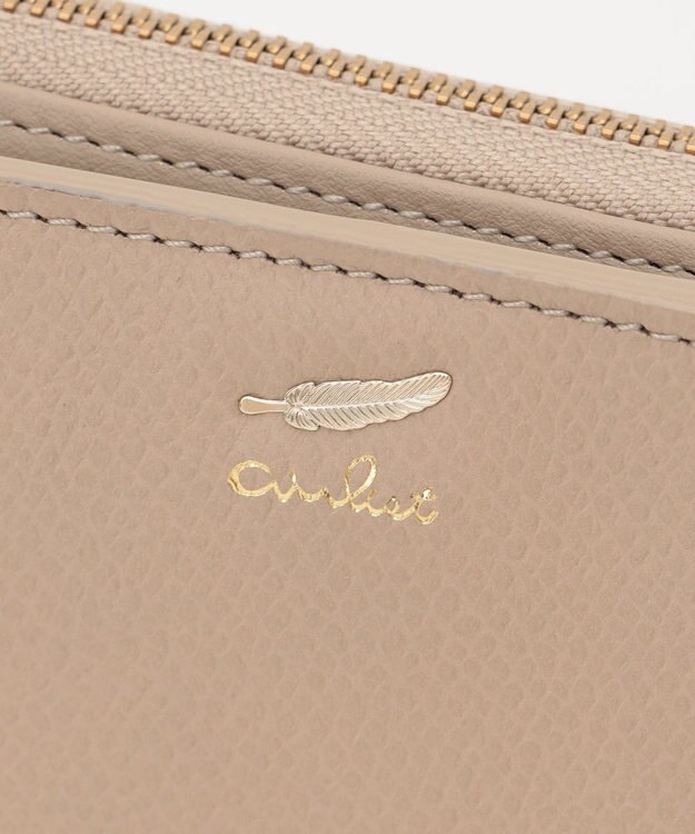 airlist Lファスナー二つ折り財布 Mokka モッカ ベージュ