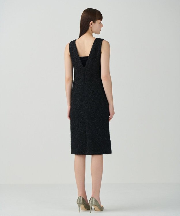 GRACE CONTINENTAL ラメシャイニードレス ブラック