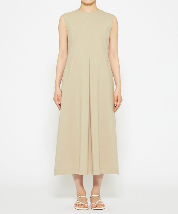 uncrave 【UVカット・接触冷感・洗濯機洗い可】ウォッシャブルドライサップ ワンピース（uncrave STANDARD) ベージュ