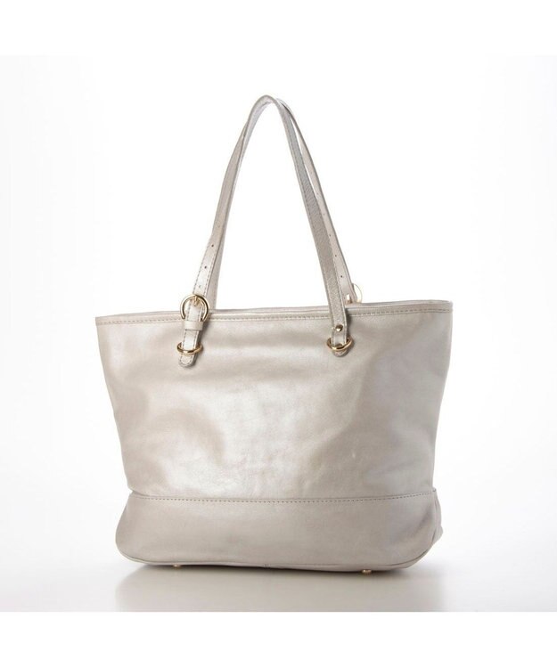 UNBILLION ペルケ perche / 牛革アジャストハンドルA4トート シルバー