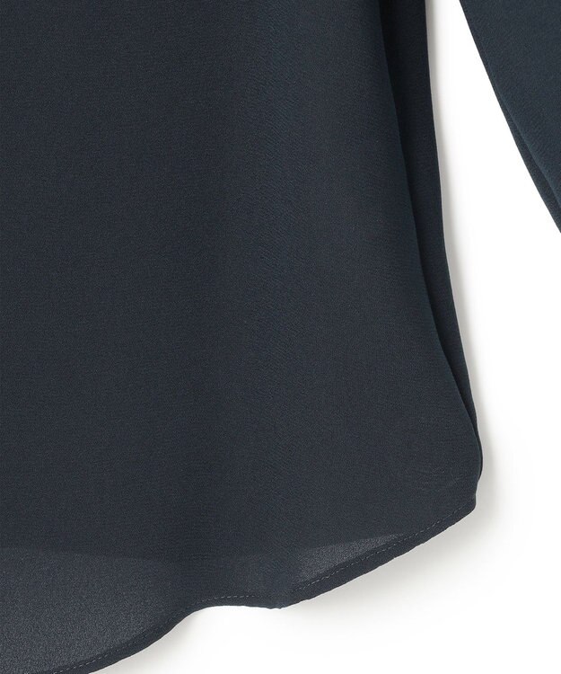 TOCCA 【消臭・洗える】PROMISE RIBBON ブラウス ネイビー系