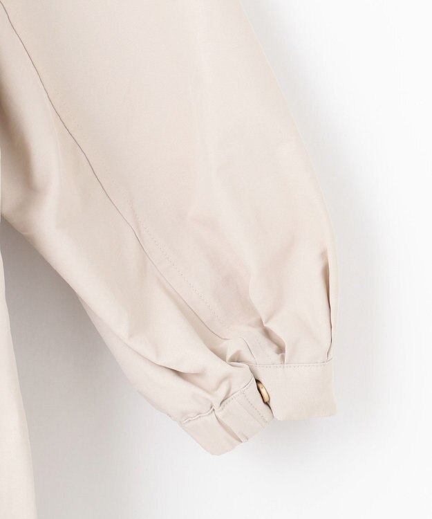 UNFILO 【洗える】2WAYステンカラーコート グレージュ