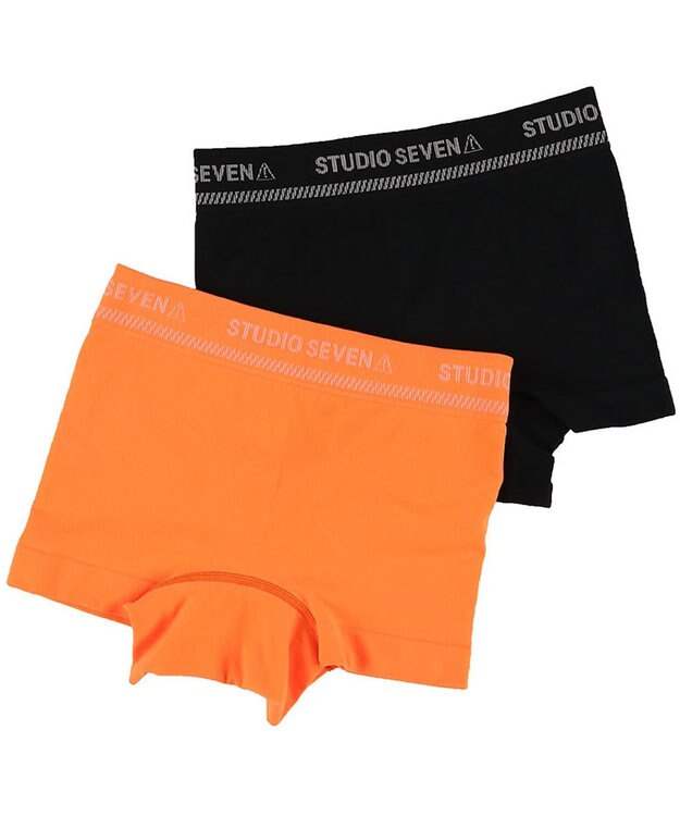 WACOAL MEN レディース <STUDIO SEVEN>コラボ 【PANTS HOLIC】 ショーツ ボーイレングス 2色セット ワンサイズ(S-LL) 立体成型 適度なフィット感 下着 GP8777 /ブロス ブラック