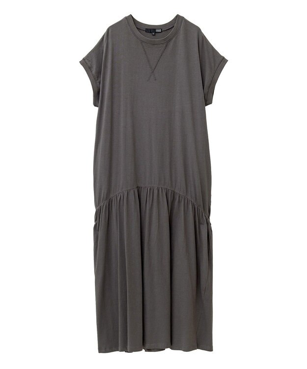 Green Parks ・ＳＵＧＡＲ　ＳＰＯＯＮ　フレンチギャザーカットワンヒ Charcoal Gray