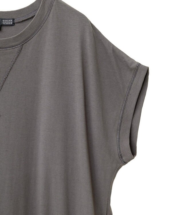 Green Parks ・ＳＵＧＡＲ　ＳＰＯＯＮ　フレンチギャザーカットワンヒ Charcoal Gray