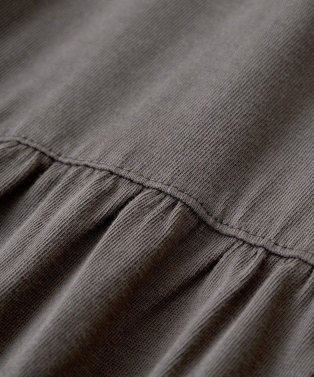 Green Parks ・ＳＵＧＡＲ　ＳＰＯＯＮ　フレンチギャザーカットワンヒ Charcoal Gray