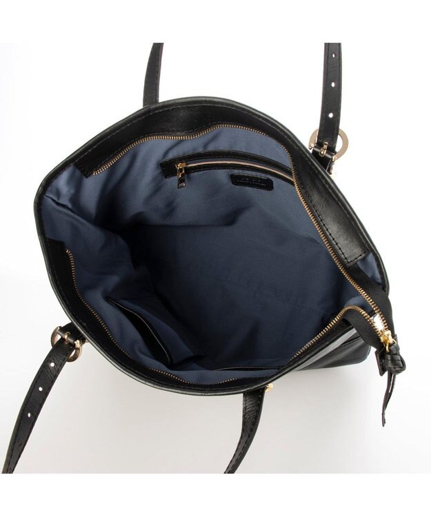 UNBILLION ペルケ perche / 牛革アジャストハンドルA4トート ブラック