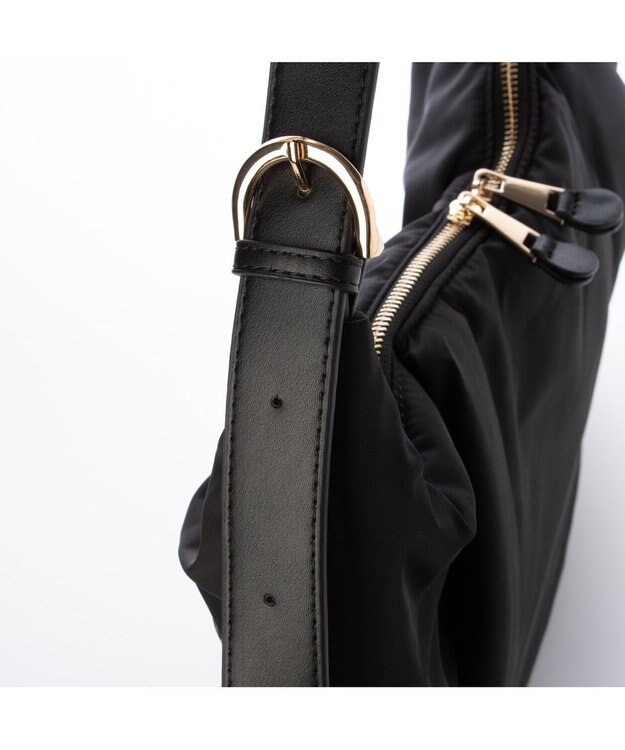 UNBILLION カシュカシュ cachecache / パテッドハンモックバッグ ブラック