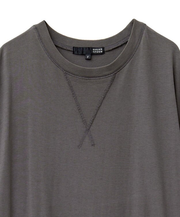 Green Parks ・ＳＵＧＡＲ　ＳＰＯＯＮ　フレンチギャザーカットワンヒ Charcoal Gray