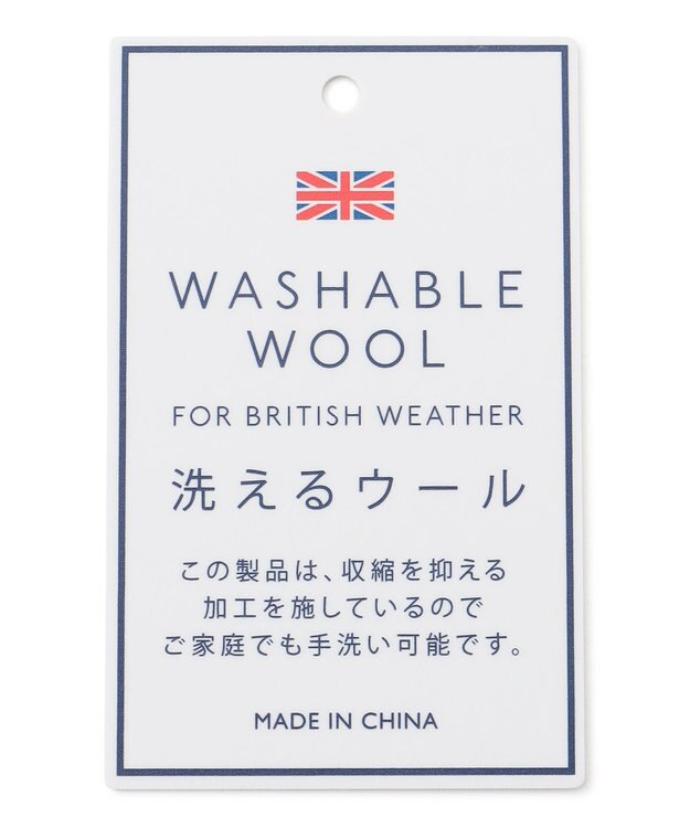 MOONBAT MACKINTOSH PHILOSOPHY ウール100%超大判チェックポンチョストール／幅70cm ブラウン