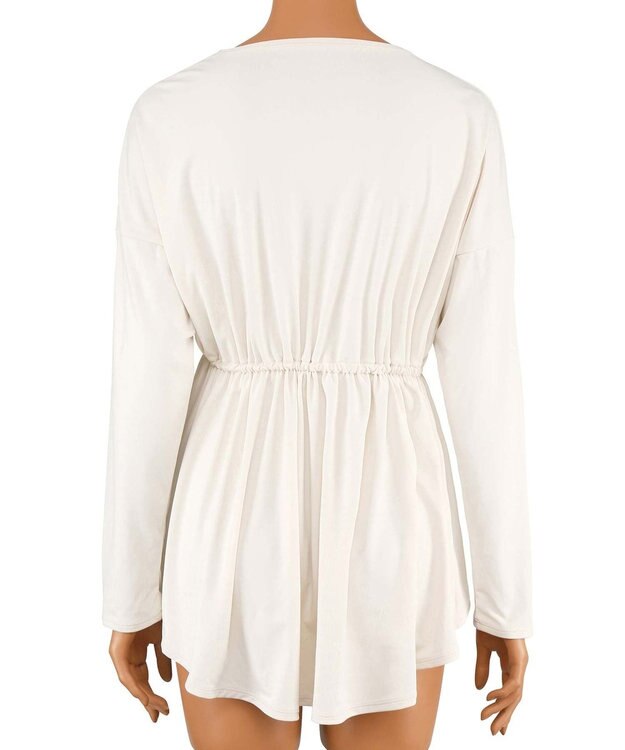 San-ai Resort（三愛水着楽園） 【UPF50＋】水陸両用羽織り　M【Coral veil（コーラルヴェール）】 ベージュ