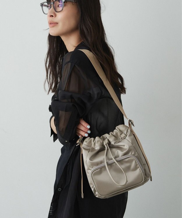 russet 《インフルエンサースタッフ企画》マルチショルダーバッグ(CE-1708) Gray