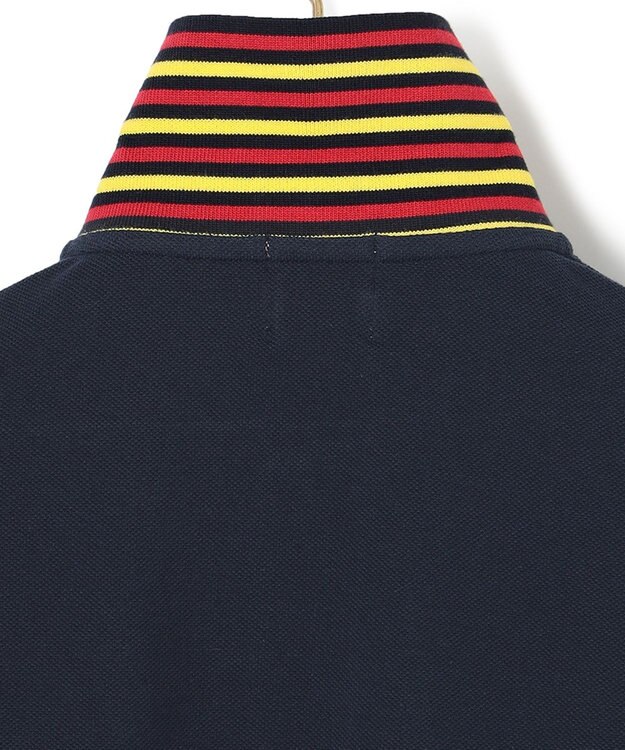 J.PRESS MEN レジメンタル ポロシャツ ネイビー系