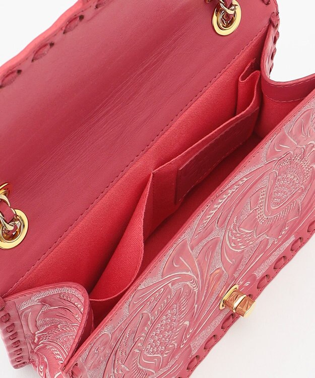 GRACE CONTINENTAL CarvingChainBAG レッド