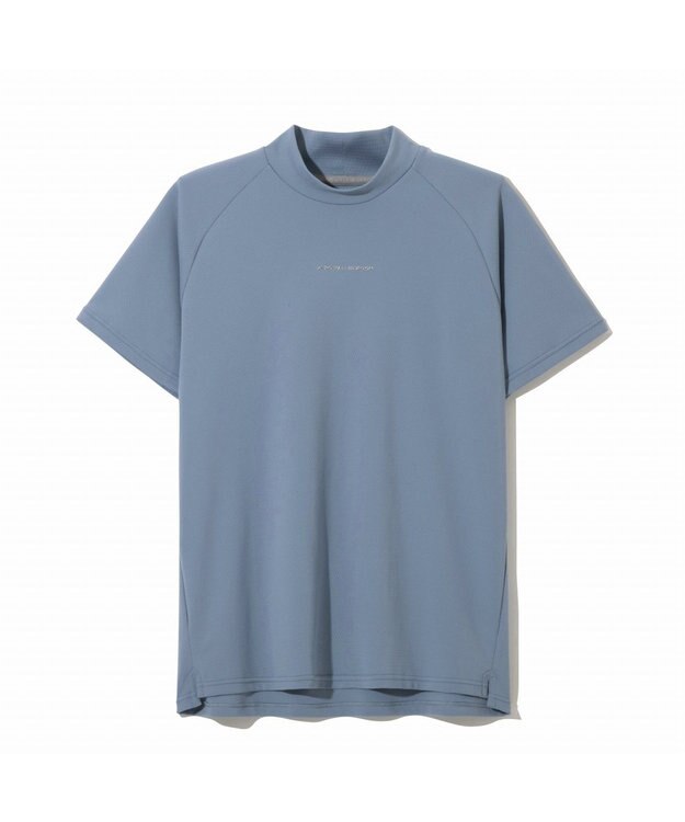 ZERO HALLIBURTON 【吸水速乾・抗菌防臭】 モックネックTシャツ ZHG-M5S5a 82949 ライトブルー