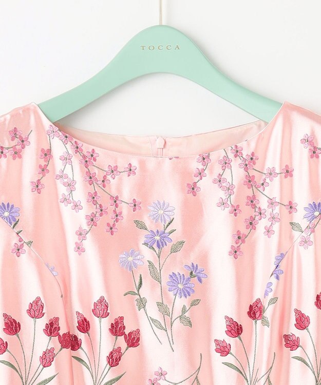 TOCCA 【洗える】AUTUMN GARDEN ドレス ピンク系7