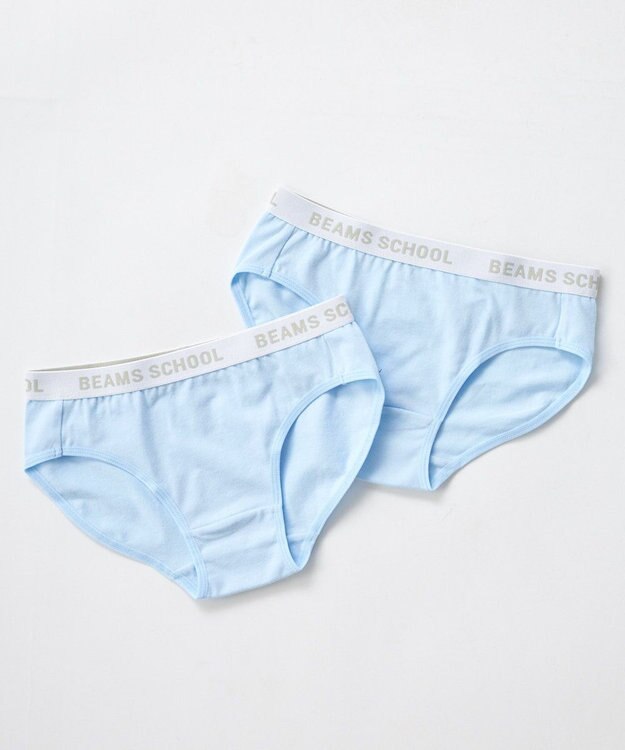 BEAMS SCHOOL ガールズショーツ2枚セット サックス