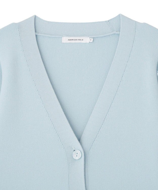 AMERICAN HOLIC Ｖネックニットカーディガン Blue