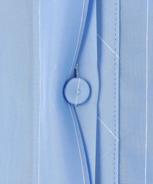 ICB 【WEB＆一部店舗限定】PreshrunkCupraStripe シャツワンピース サックスストライプ