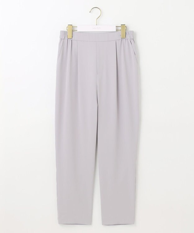 ANY SIS S 【接触冷感・UVカット・吸水速乾】サラキレイ テーパード パンツ ライトグレー