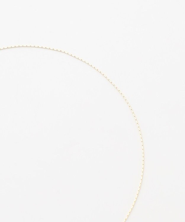 ANY リボンモチーフネックレス ライトゴールド