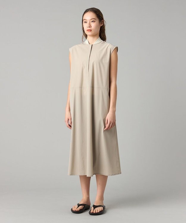 Chacott Chacott BALANCE UVケアタフタワンピース グレージュ