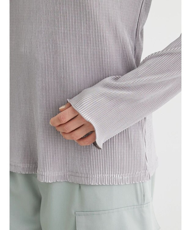 Green Parks ミニプリーツプルオーバー Light Gray