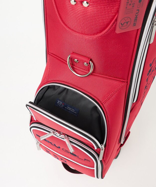 23区GOLF 【UNISEX】ツアーモデル キャディバッグ レッド系