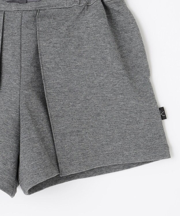 組曲 KIDS 【110-140㎝】ダンボールニット ショートパンツ グレー系