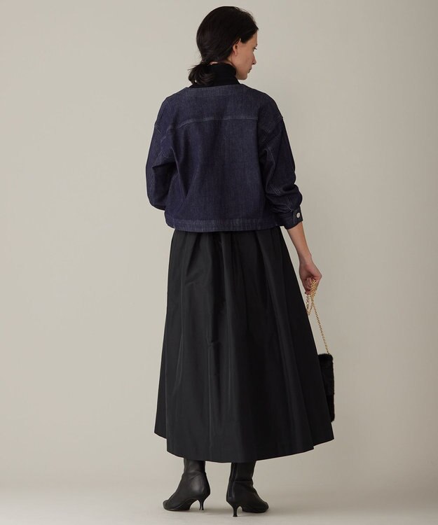 自由区 L 【洗える】ウスカルデニム ジャケット インディゴ