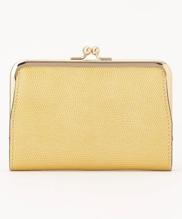 airlist がま口財布 LUNA Metallic ルナメタリック ＜イエロー＞ イエロー