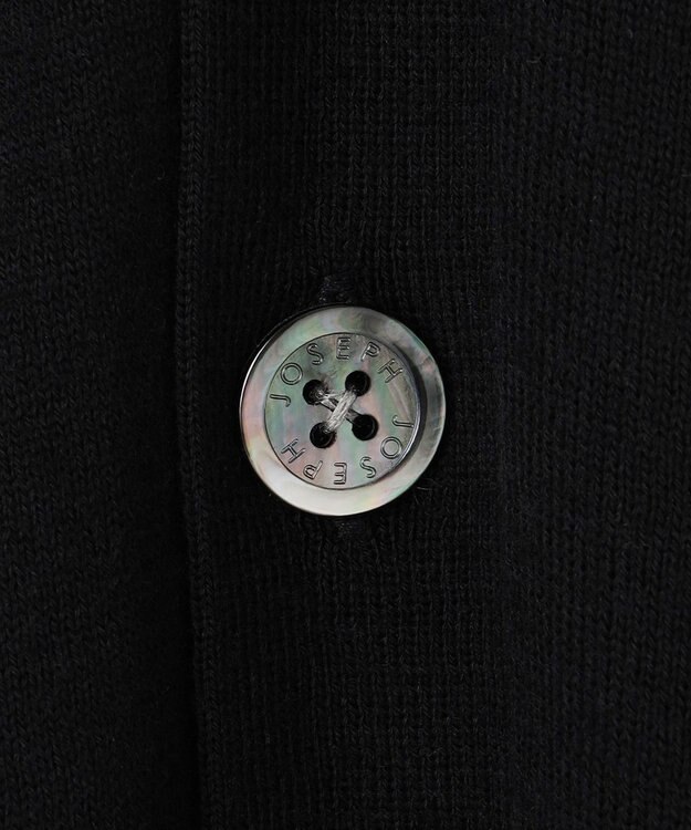 JOSEPH HOMME エッセンシャルメリノ　Vネックカーディガン ブラック系