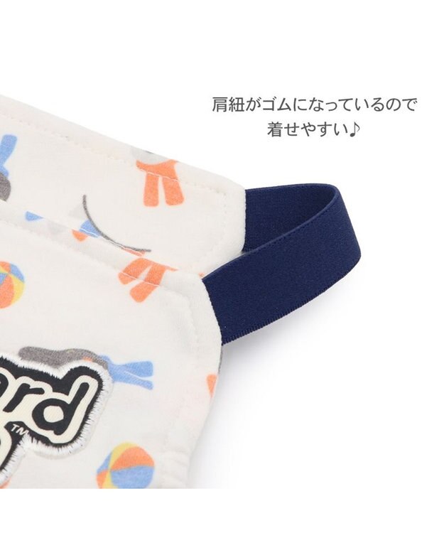 PET PARADISE リサとガスパール サロペット 《二人飛び柄》 小型犬 ホワイト