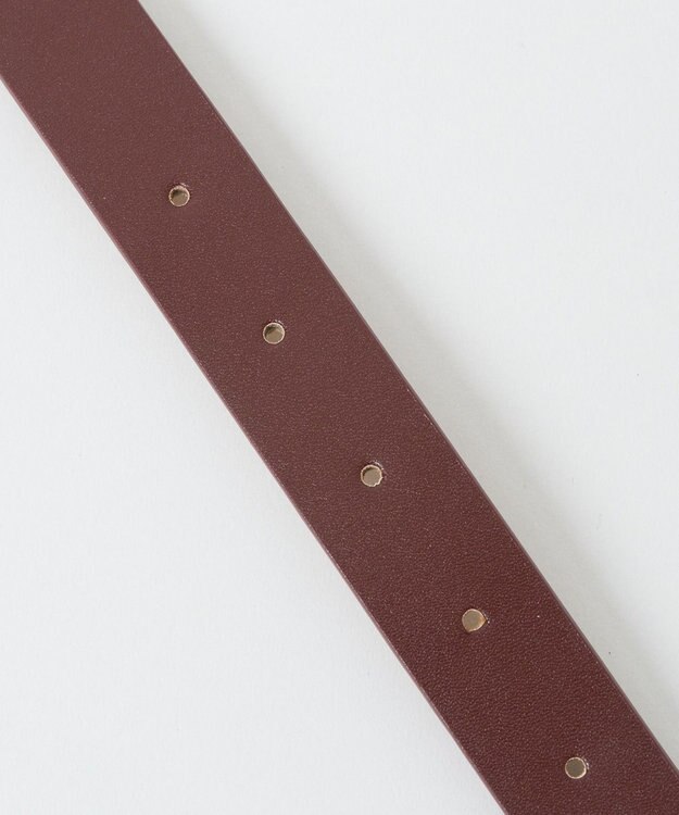 WEGO Lプレーン細ベルト ブラウン