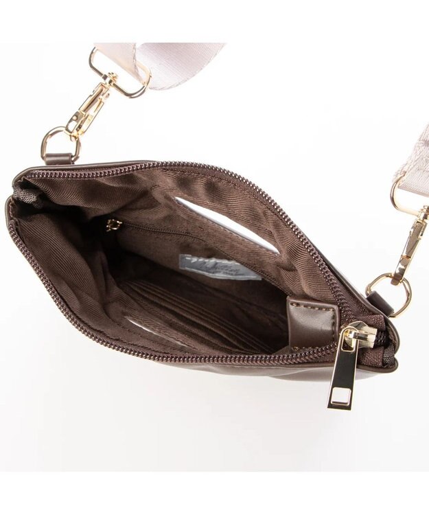 UNBILLION cachecache プクプクミニショルダー チョコ