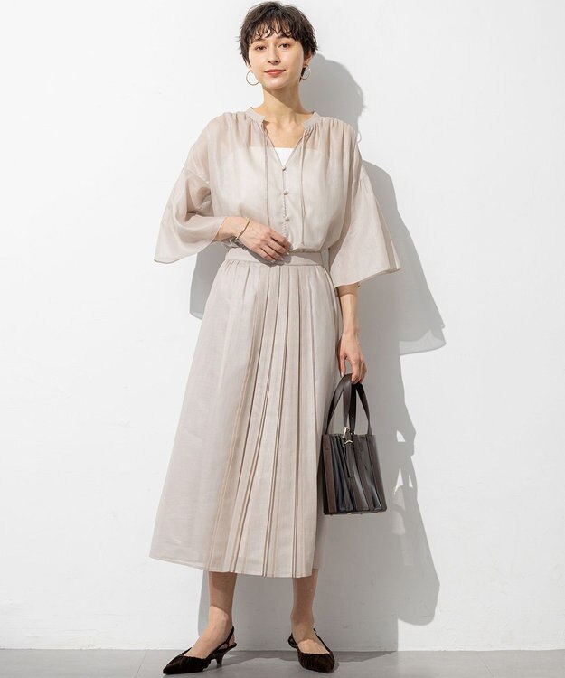 23区 【Oggi8月号掲載】クリア ミニ ショルダーバッグ ダークブラウン系