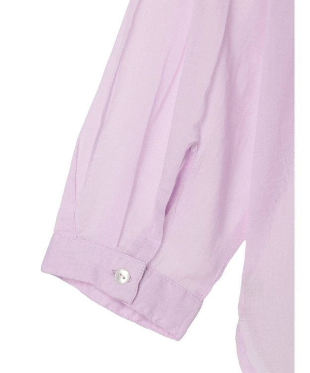 Green Parks インド綿　柔らかボイルシャツ Lavender