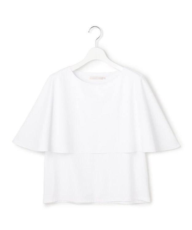 ICB 【先行予約・WEB限定カラーあり】マットスキューバ ケープデザインカットソー オフホワイト