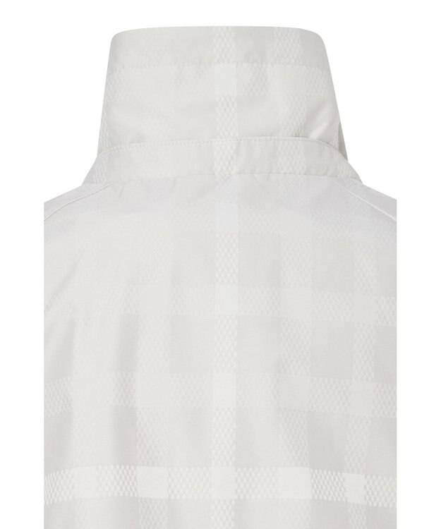 DAKS シグネチャーチェック ジャカードサファリブルゾン ライトグレー