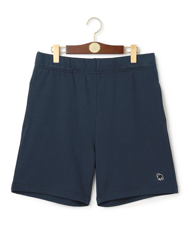 J.PRESS MEN さりげなくちょうどいい【WEB限定】バックブル スウェットハーフパンツ ネイビー系