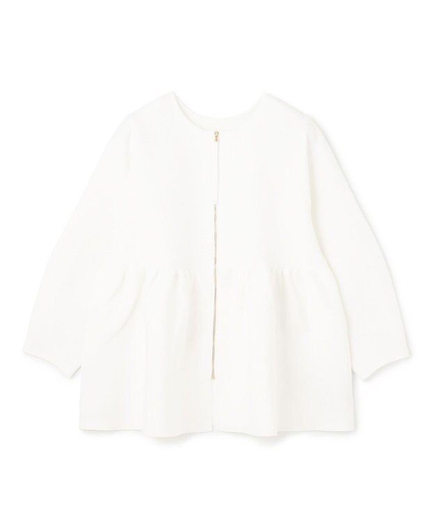 UNFILO 【VERY×UNFILOコラボ】2WAY ペプラムカーディガン オフ