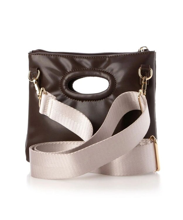 UNBILLION cachecache プクプクミニショルダー チョコ